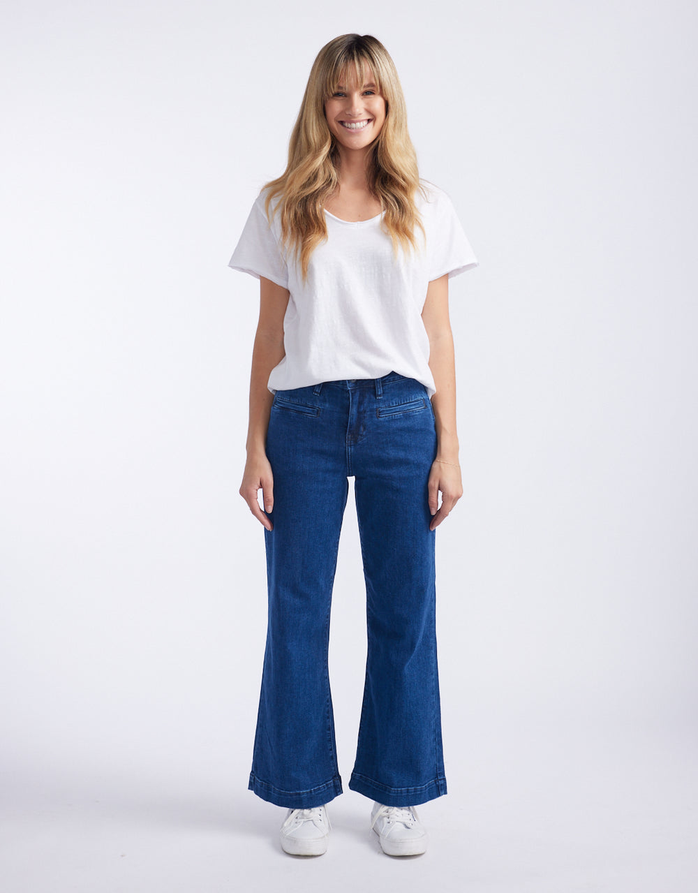 Kireina - Freya Jeans - Mid West Blue - paulaglazebrook Jeans