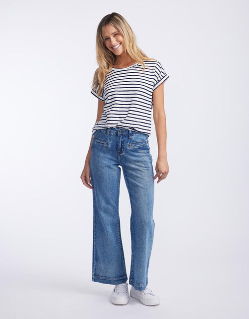 Kireina - Freya Jeans - Waterfall - White & Co Living Jeans