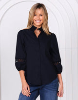 leoni-gabrielle-cotton-blouse-navy-womens-clothing