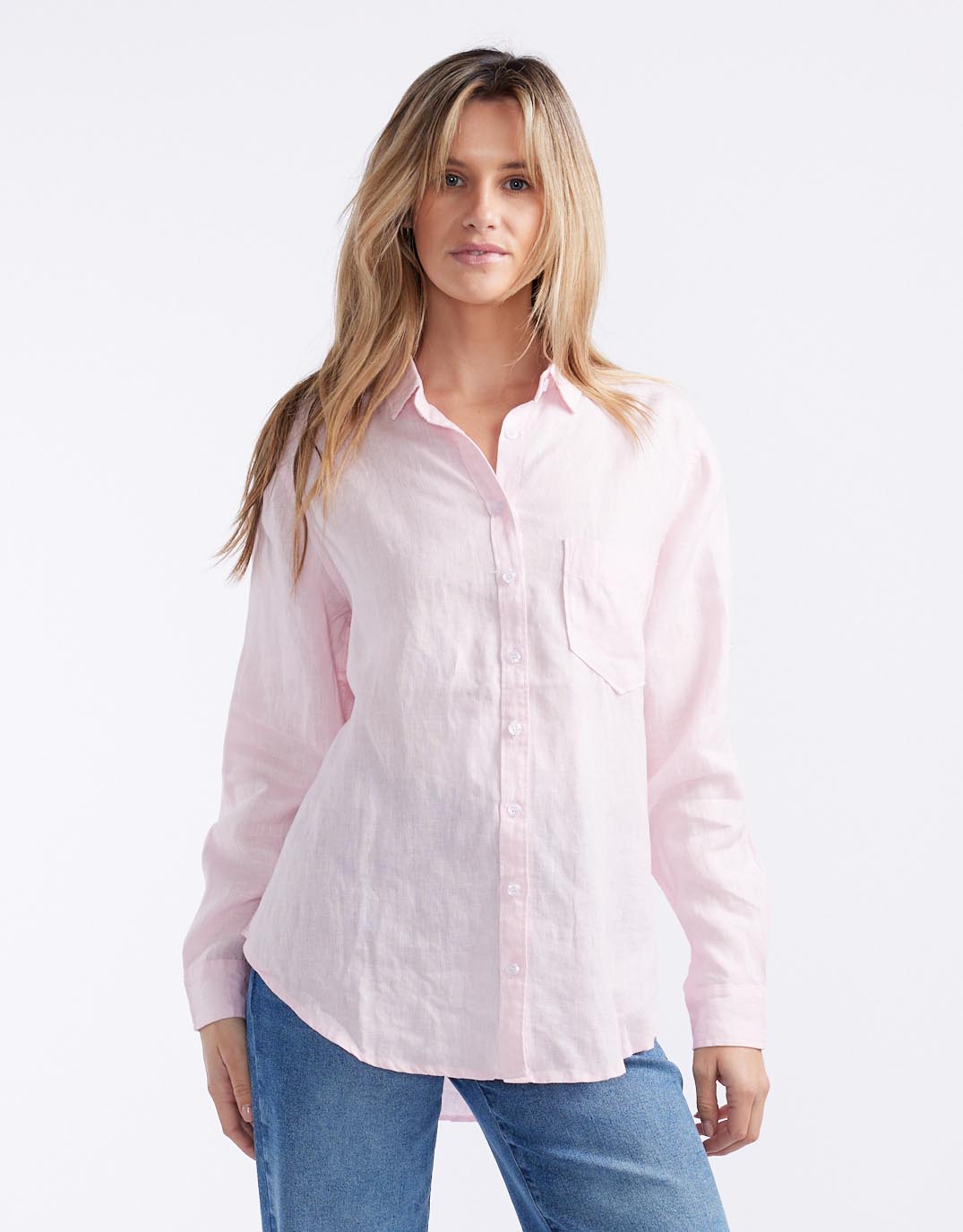 leoni-tuscan-linen-shirt-pink-womens-clothing