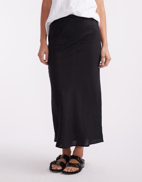 little-lies-linen-slip-skirt-black-womens-clothing