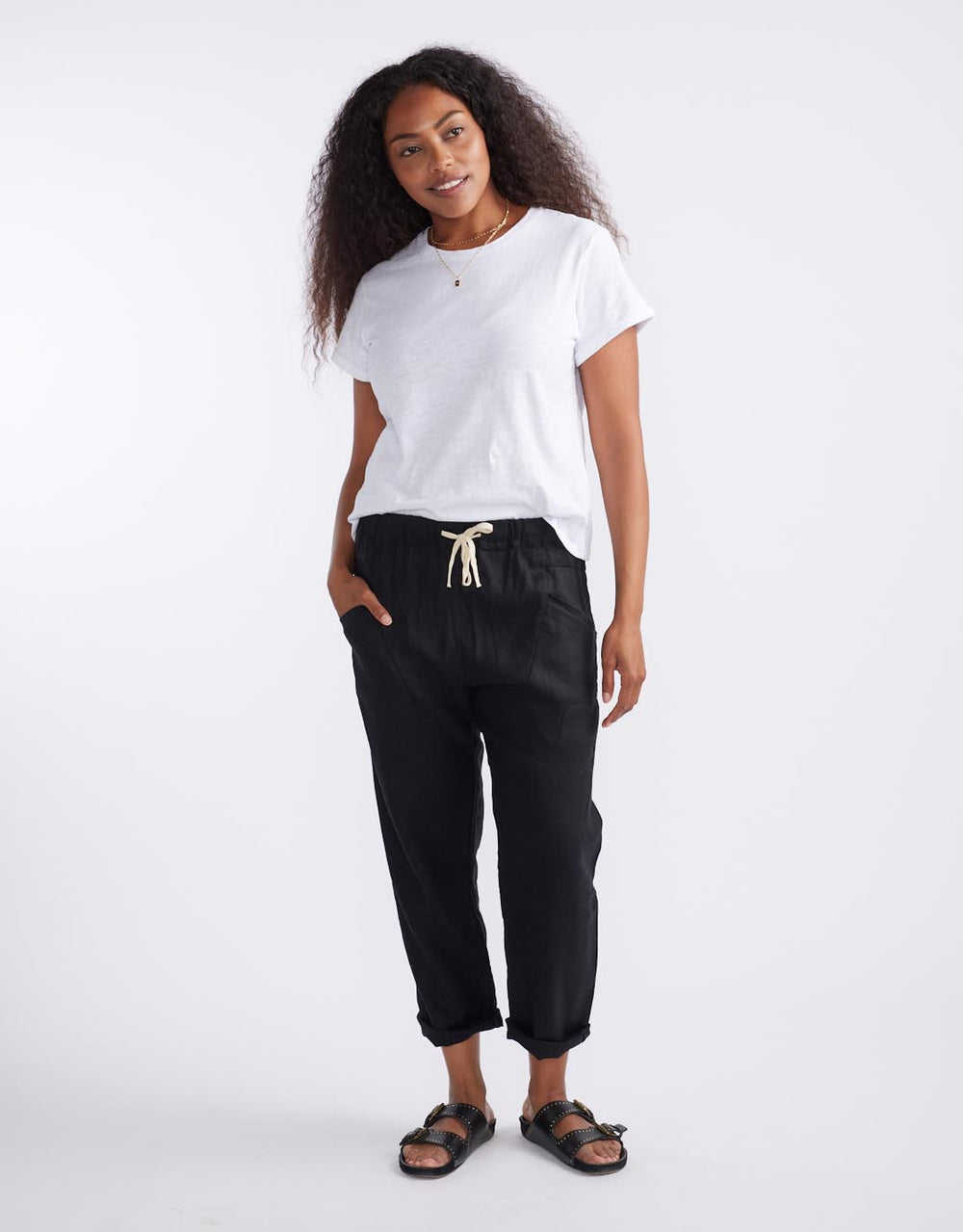 little-lies-luxe-linen-pants-black-womens-clothing