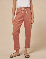 Luxe Linen Pants - Terracotta