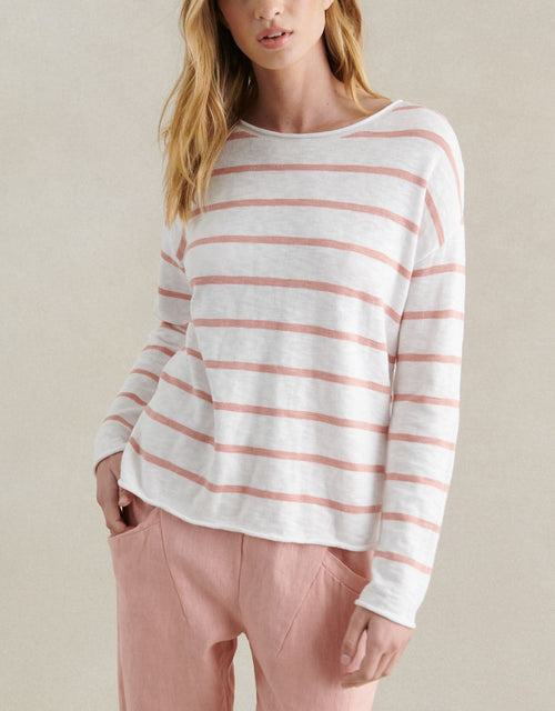 little-lies-minnie-top-white-peach-stripe-womens-clothing