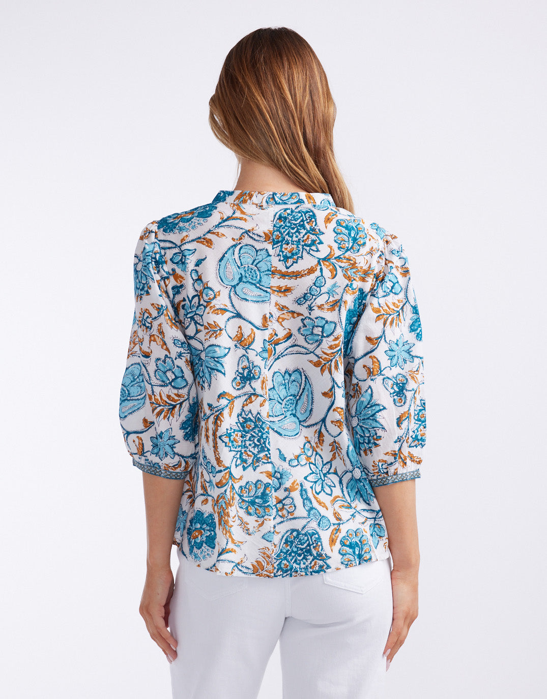 lola-australia-scarlett-cotton-blouse-blue-gold-womens-clothing