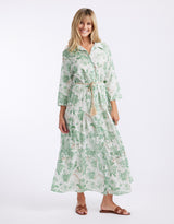 love-from-italy-ladies-who-lunch-dress-bright-green-flower-womens-clothing