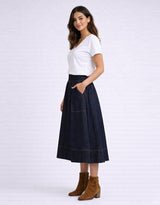 Marion Skirt - Dark Denim
