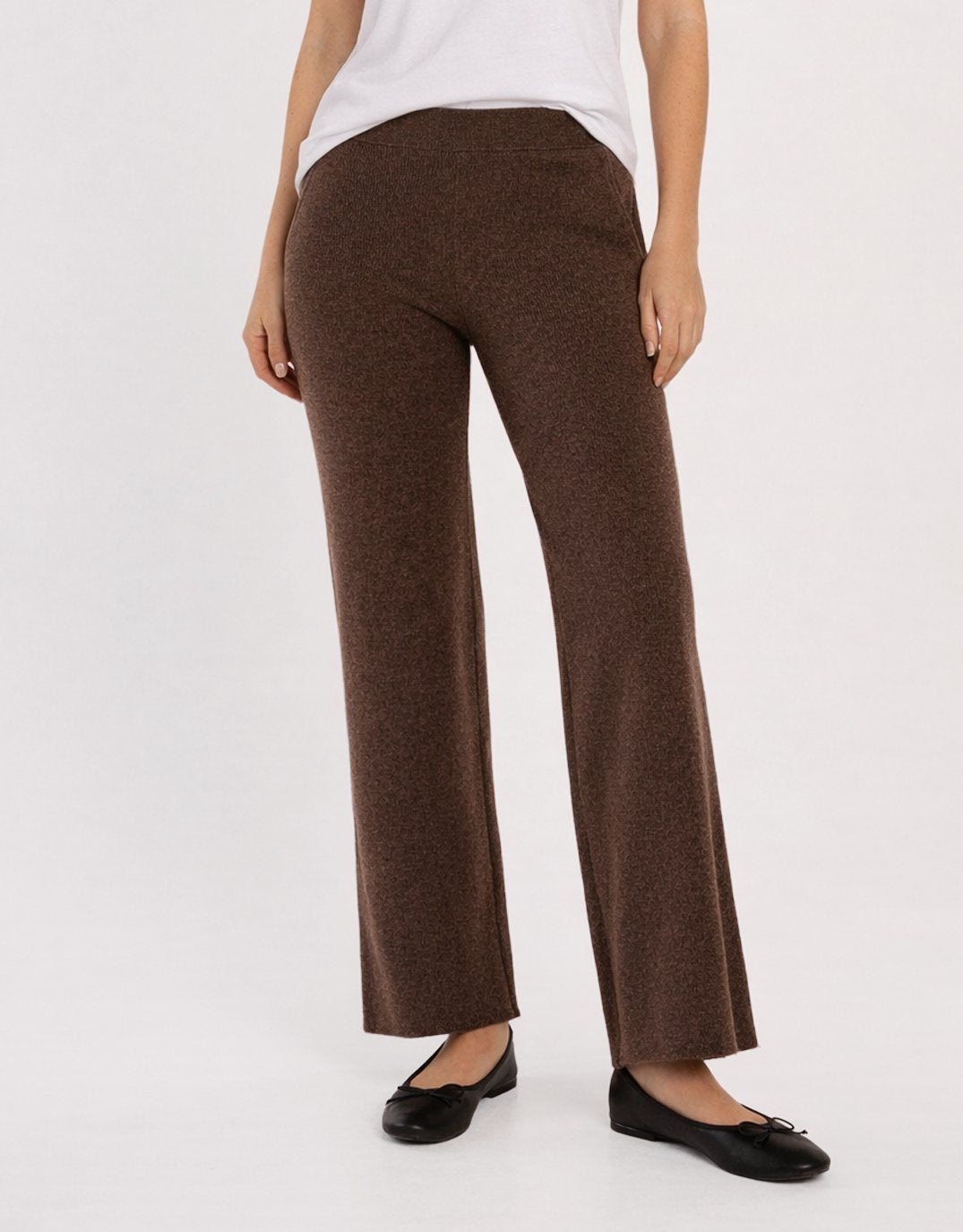 Nash Knit Pant - Espresso Brown