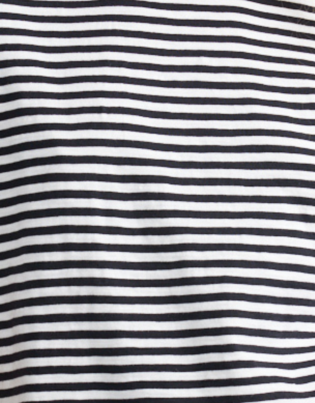 Relaxed Tee - Black/White Stripe