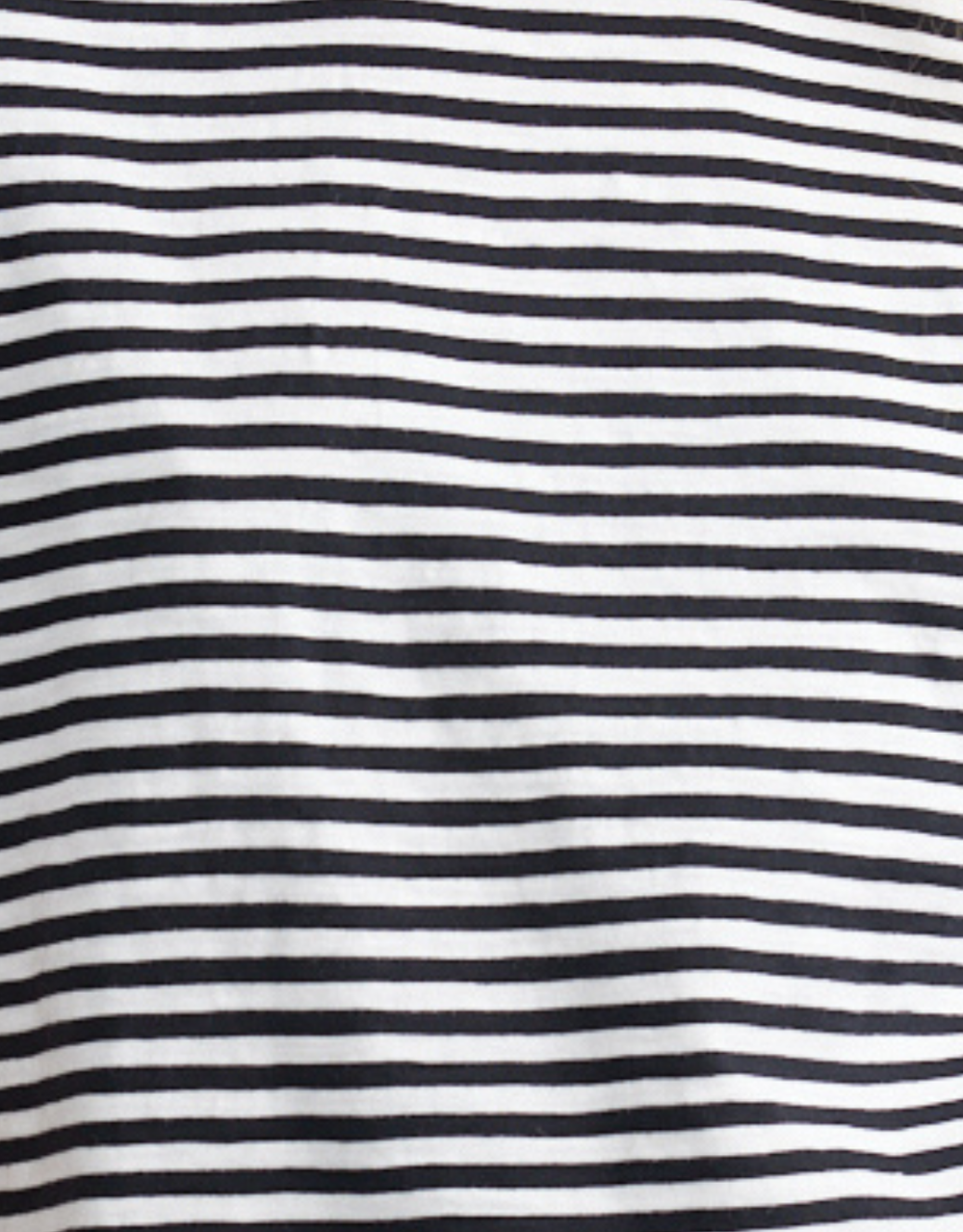 Relaxed Tee - Black/White Stripe