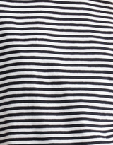 Relaxed Tee - Black/White Stripe