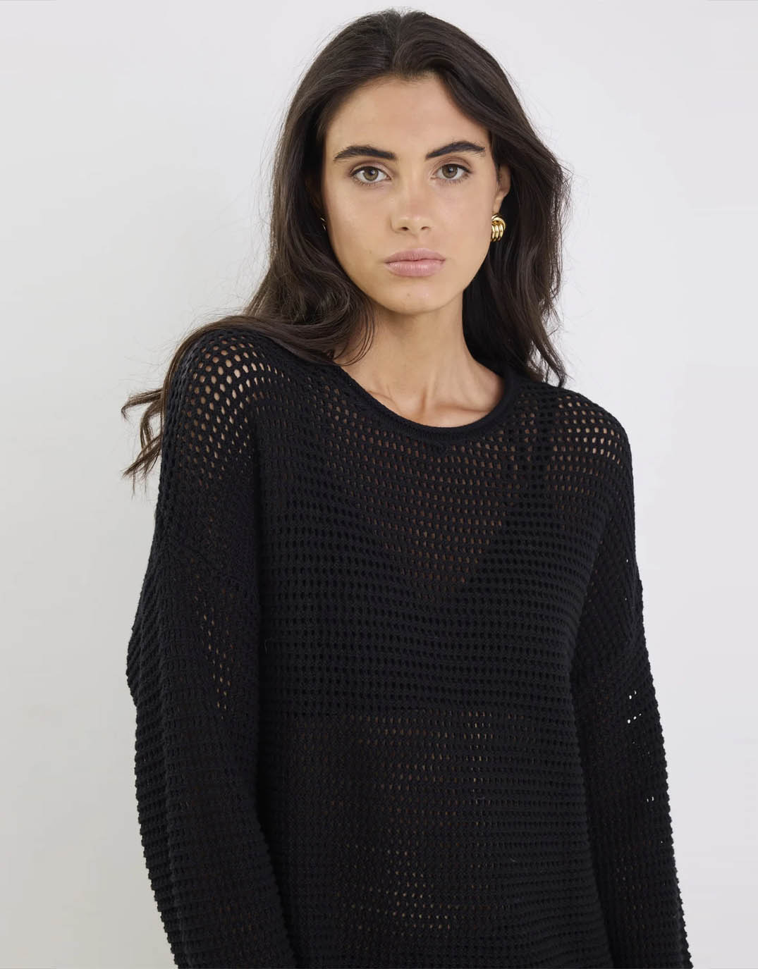 reunion-label-dawn-crochet-knit-jumper-black-womens-clothing