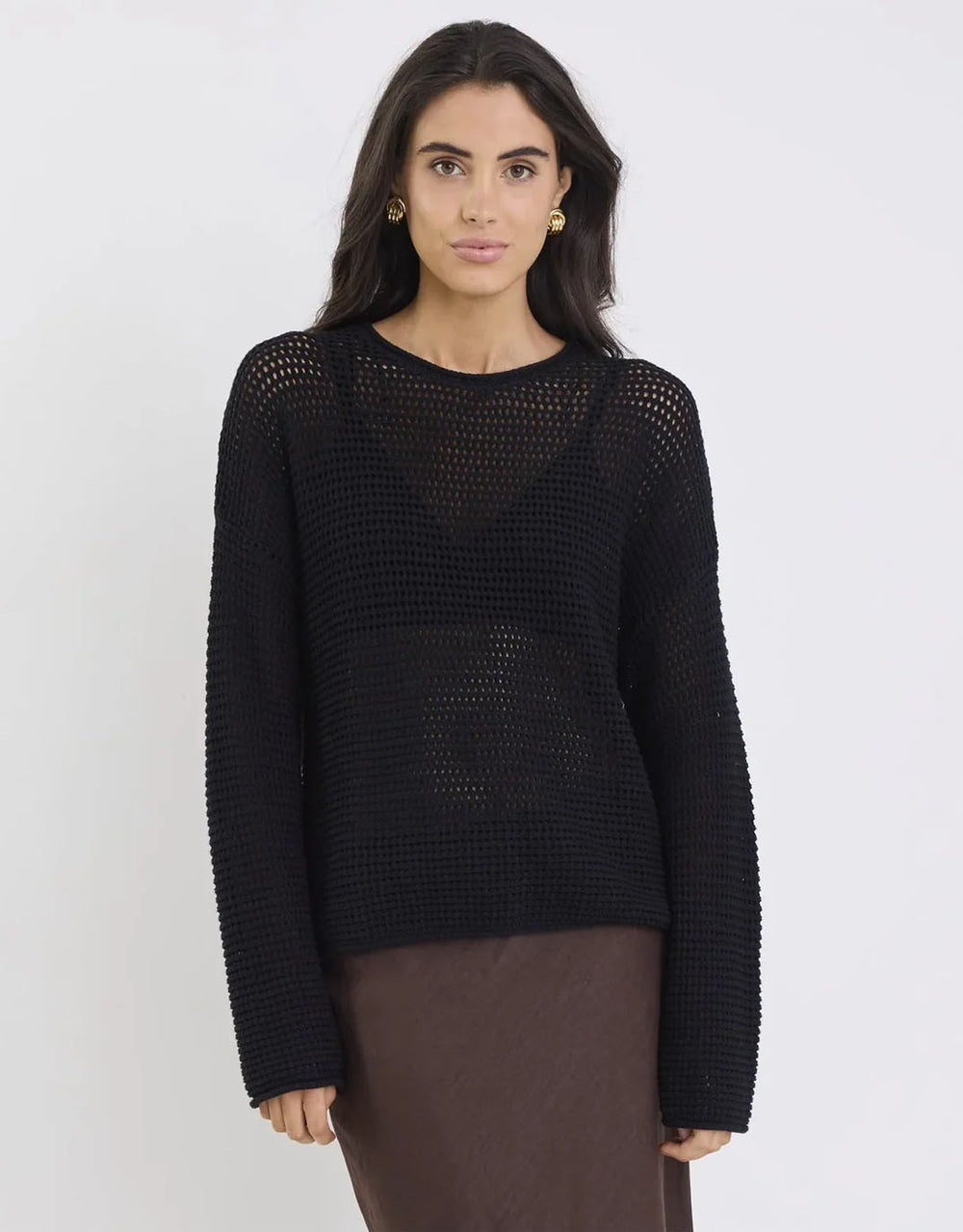 reunion-label-dawn-crochet-knit-jumper-black-womens-clothing