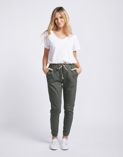 Saint Rose - Libby Jogger - Khaki - White & Co Living Jeans