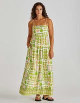 sass-emmett-maxi-dress-green-shell-patchwork-womens-clothing