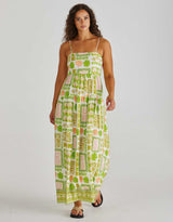sass-emmett-maxi-dress-green-shell-patchwork-womens-clothing