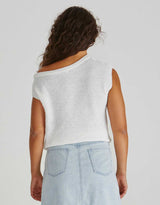 Jaci Knit Top - White