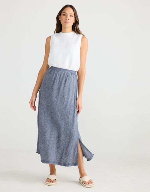 shanty-sicily-linen-skirt-navy-fleck-womens-clothing