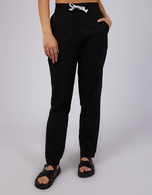 Silent Theory - Tropical Pant - Black - White & Co Living Pants