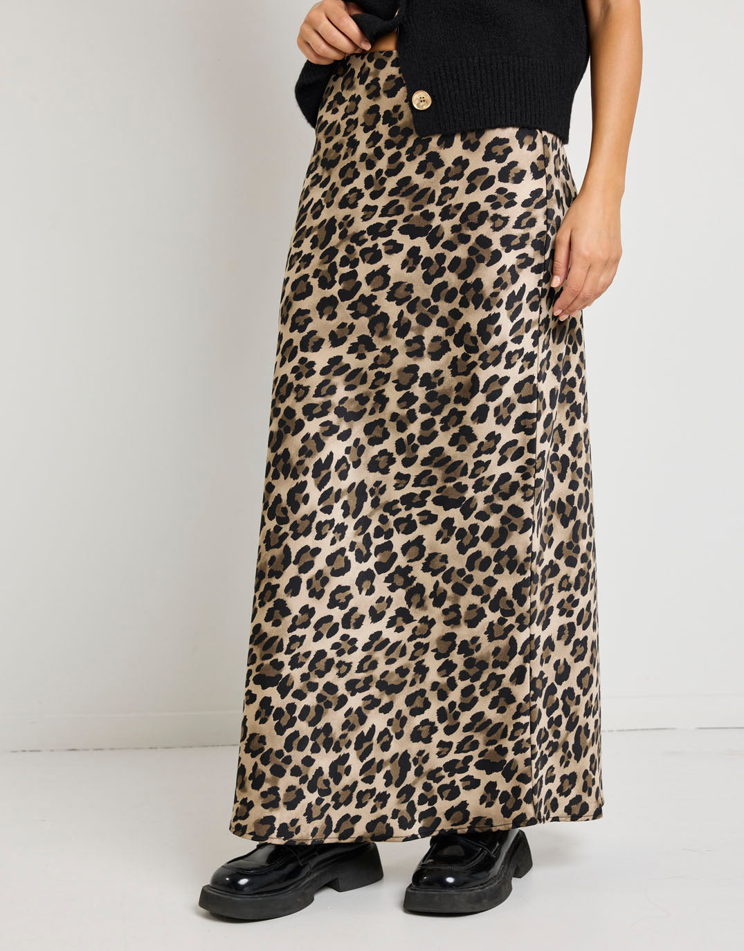 stories-be-told-record-satin-bias-skirt-leopard-womens-clothing