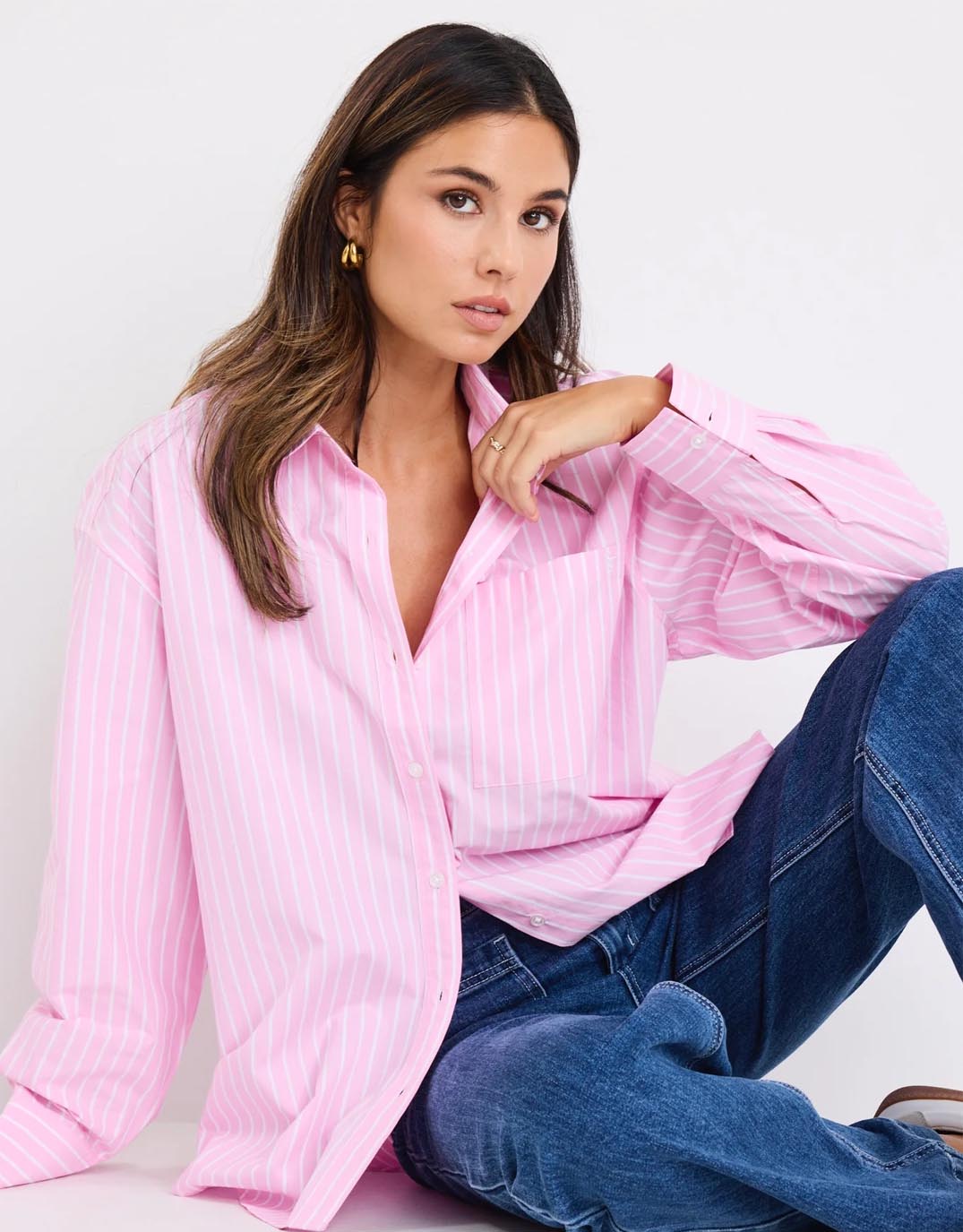 stories-be-told-you-got-this-oversized-shirt-pink-stripe-womens-clothing