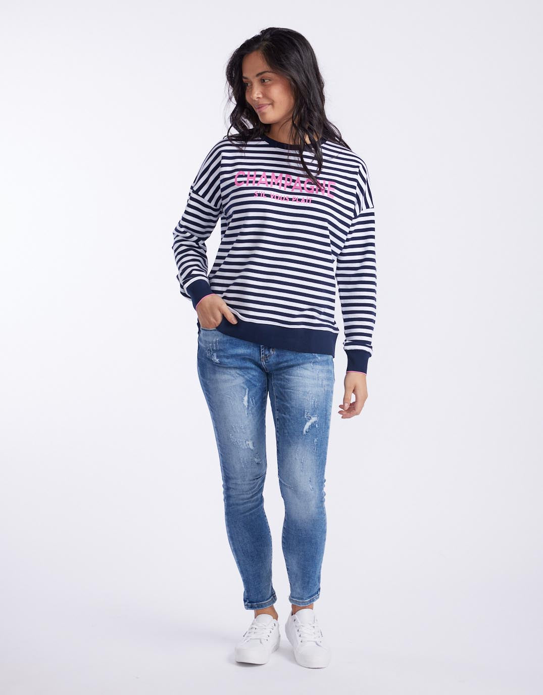 threadz-champagne-stripe-sweatshirt-navy-white-womens-clothing