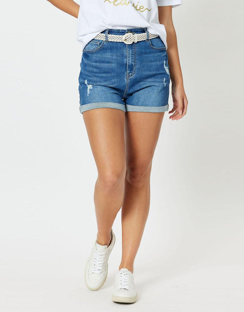 Womens Low Waist Stretch Blue Denim Shorts Womens For Beach Party And  Summer Casual Wear Frayed Tim Style From Crosslery, $18.63 | DHgate.Com