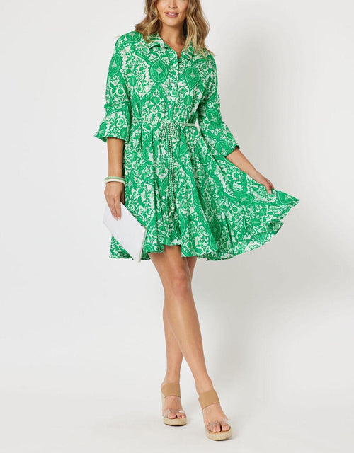 Threadz - Hola Dress - Green - White & Co Living Dresses