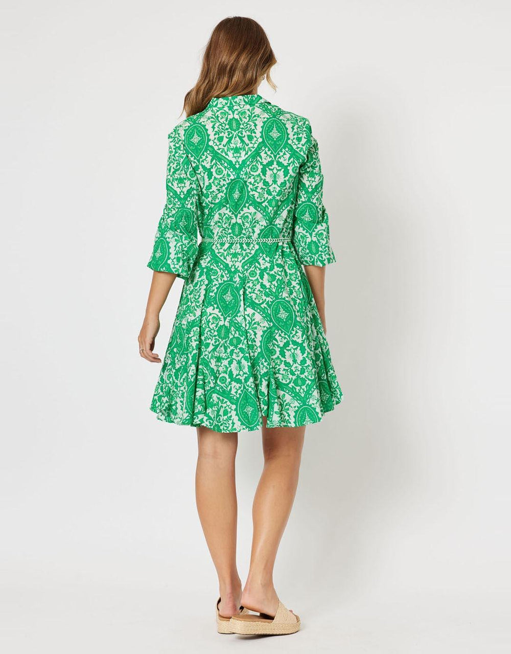 Threadz - Hola Dress - Green - paulaglazebrook Dresses