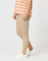 Isabella Cotton Pant - Nutmeg
