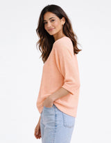 urban-luxury-honeycomb-sweat-peach-womens-clothing