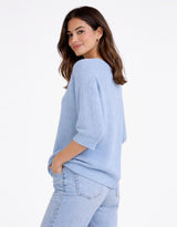 urban-luxury-honeycomb-sweat-sky-womens-clothing