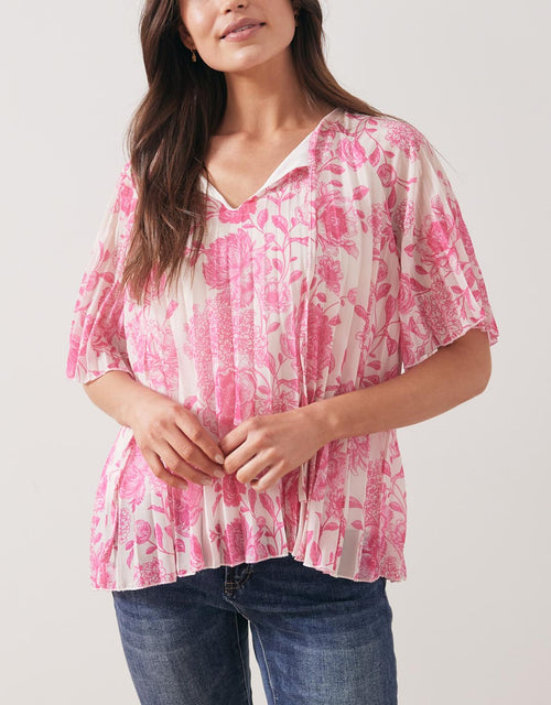 urban-luxury-pleated-top-pink-womens-clothing