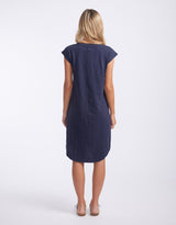 paulaglazebrook. - Beach Club Dress - Navy - paulaglazebrook Dresses