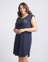 paulaglazebrook. - Beach Club Dress - Navy - paulaglazebrook Dresses