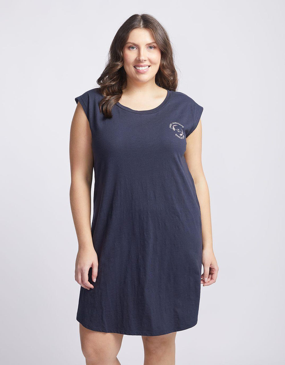 paulaglazebrook. - Beach Club Dress - Navy - paulaglazebrook Dresses