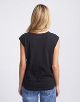 White & Co. - Cali Tank Top - Black - White & Co Living Tees & Tanks