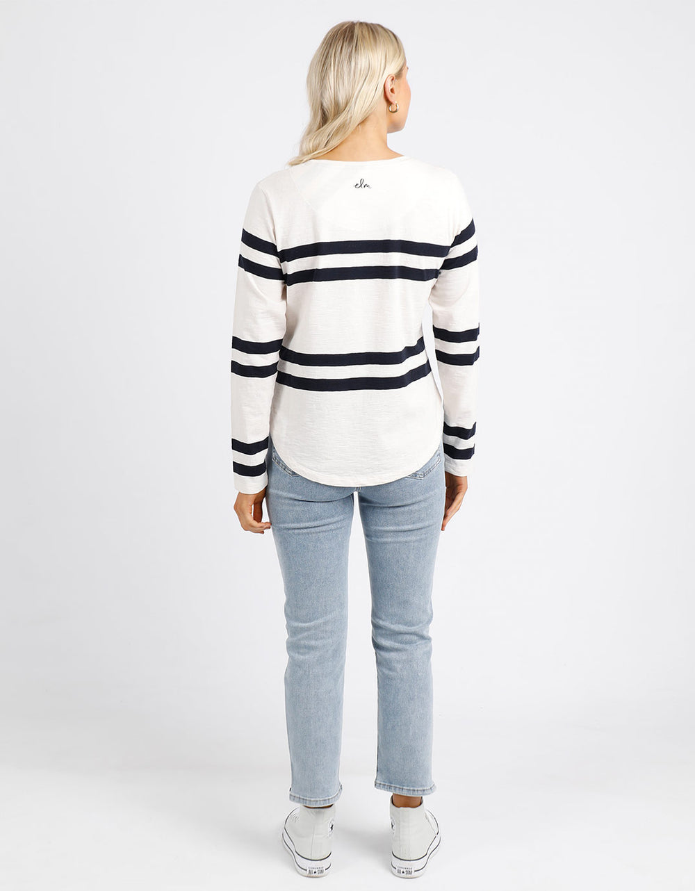 White & Co. | Elm Clothing | Allegra Long Sleeve Tee - Vintage White | Women's Long Sleeve T-shirt