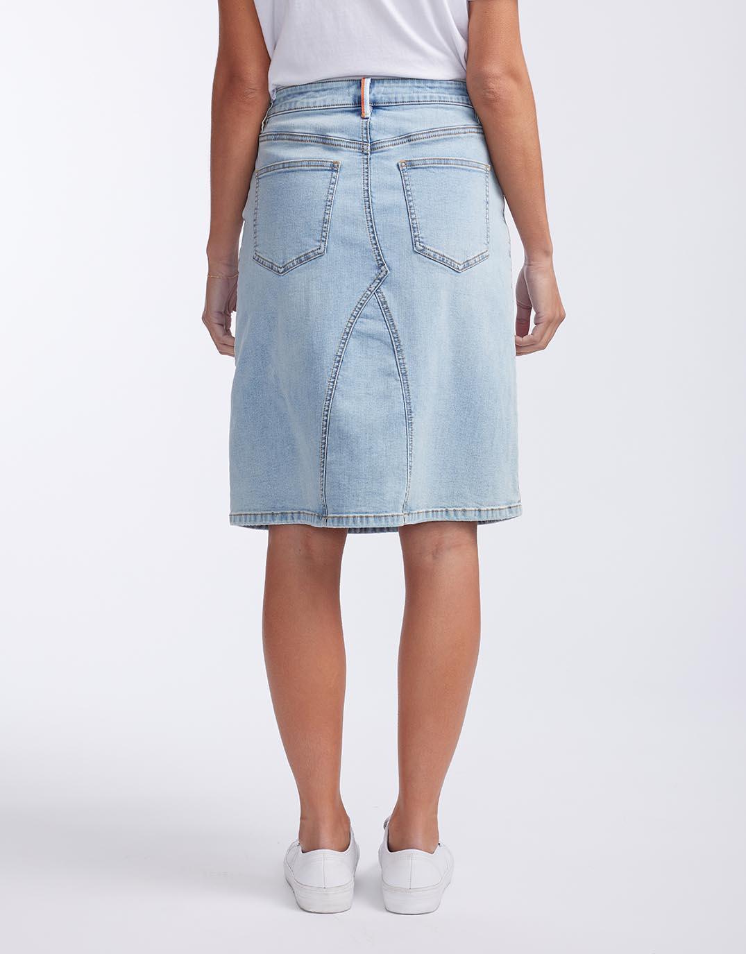 A-line Women Light Blue Denim Skirts, Size: Large at Rs 250/piece in New  Delhi