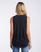 White & Co. - Original Tank - Black - White & Co Living Tees & Tanks