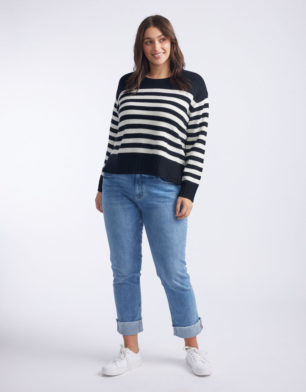 white-co-saint-germain-crew-knit-jumper-black-white-stripe-womens-clothing