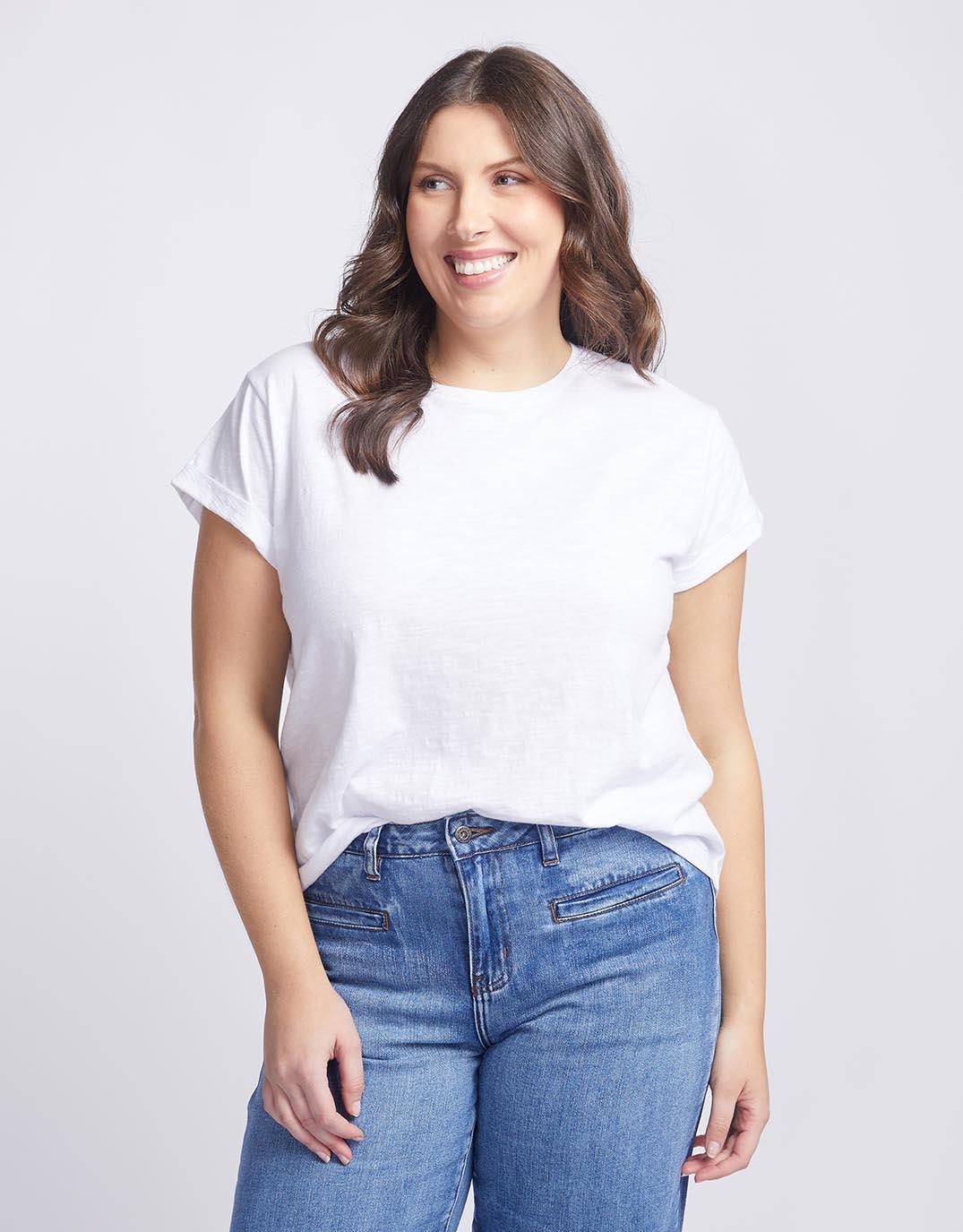 White & Co. - Turn Back T-Shirt - White - White & Co Living Tees & Tanks