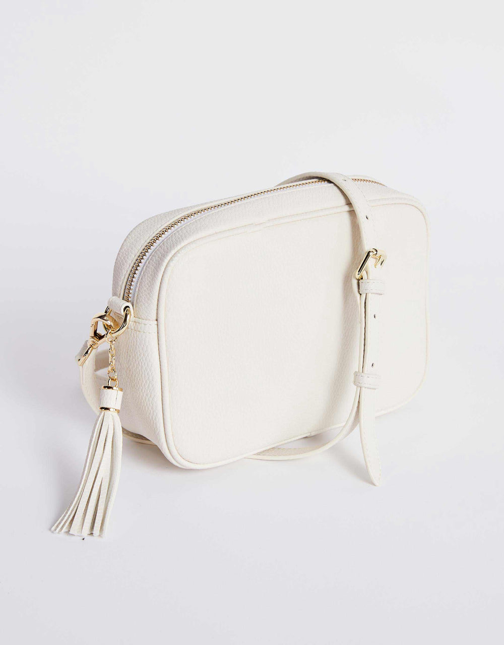 White & Co. - Zoe Crossbody Bag - Ecru/Blush Stripe - White & Co Living Accessories