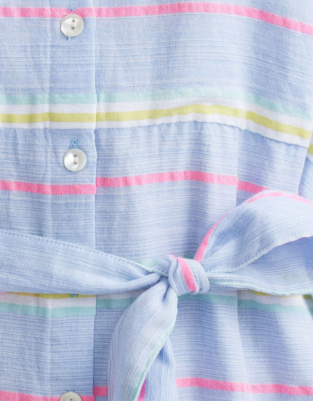 Balmy Nights Dress - Blue/Neon Stripe