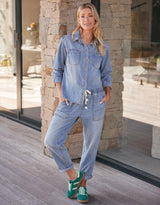 Beach Comber Pant - Mid Wash