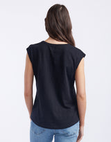 Cali Scoop Tank - Black