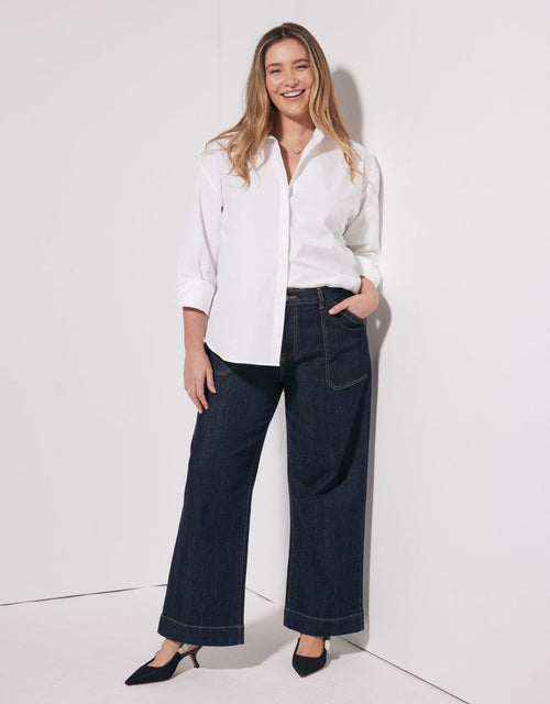 Catalina Wide Leg Jeans - Indigo