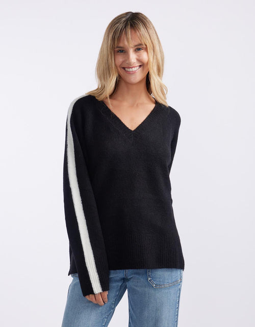 white-co-chalet-v-neck-knit-jumper-black-white-womens-clothing