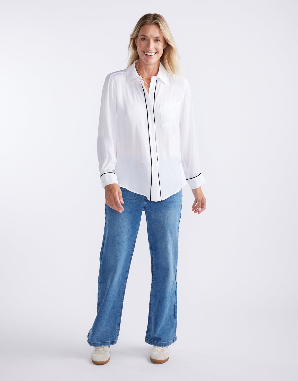 white-co-charlize-drape-shirt-white-with-black-piping-womens-clothing