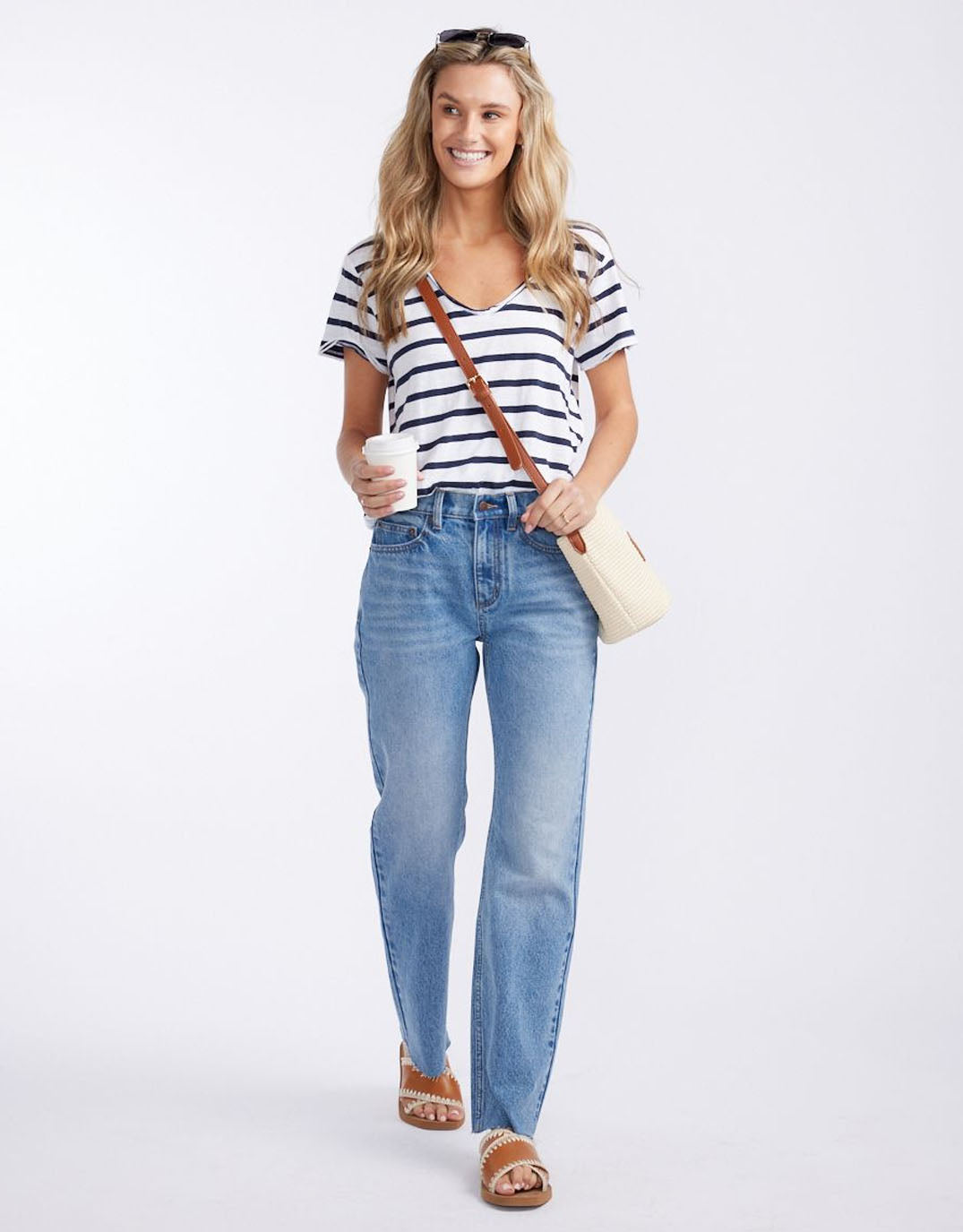 Charlotte Straight Leg Jean - Mid Wash
